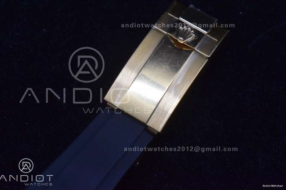 V Diamonds Clean 1:1 Edition Best SA4130 Dial Oysterflex Daytona on Timeless Black Strap Rubber 416 116518 0125